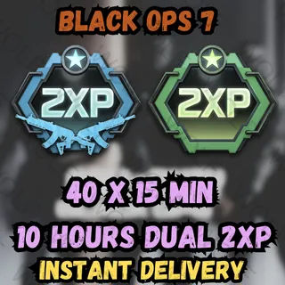 BLACK OPS 7 : 10 HOURS DUAL 2XP BO7 XP 