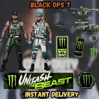 Black Ops 7 Monster Energy Full Set calling card emblem