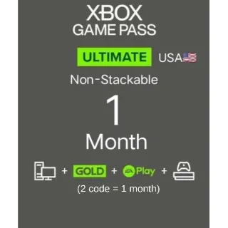 Xbox Game Pass Ultimate – 1 Month Non-stackable Key UNITED STATES