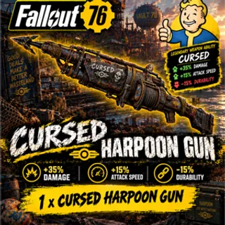 Cursed harpoon gun