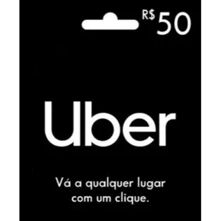 R$50.00 BRL Uber