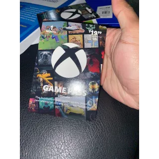 $20.00 USD Xbox Gift Card
