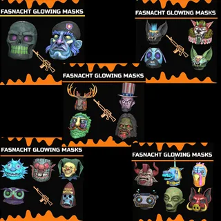 full fasnacht glowing mask set (ps4)