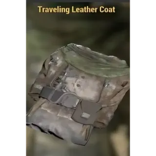 traveling leather coat