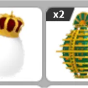 4x eggs (2 Aztec,2Royal)