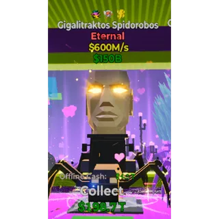 Gigalitraktos Spidorobos 3traits 600m