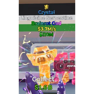 Linguicine Serpentine Crystal