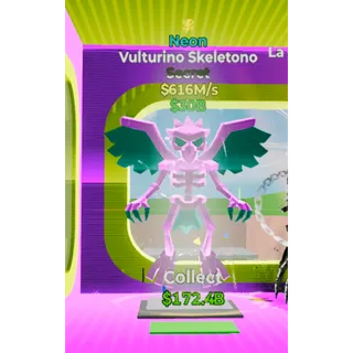 NEon vulturino skeletono