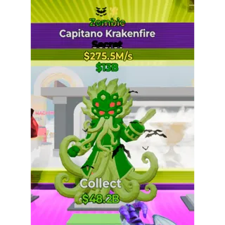 Zombie Capitano Krakenfire 