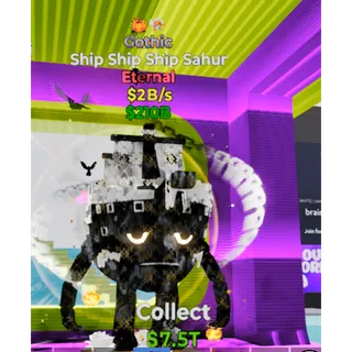 2B Ship ship ship Sahur Gothic 