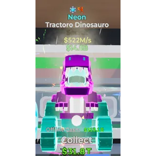 Tractoro Dinosauro Neon 2 traits