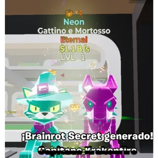 2 traits NEON GATTINO E MORTOSSO B0