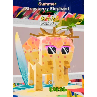 1 Qi Summer Strawberry Elephant