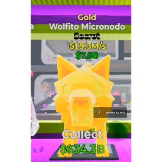 Wolfito Micronodo Gold