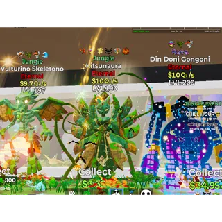 6 traits jungle kitsunaura + 2 b3