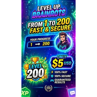 Fortnite Steal The Brainrots Level Up  lvl 200