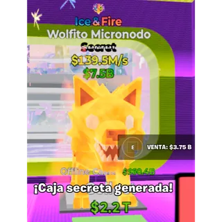 Ice fire Wolfito Micronodo