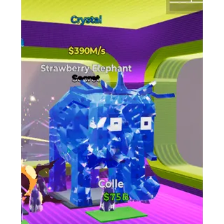 Strawberry Elephant Crystal 