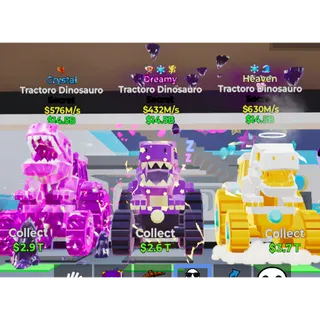 3 TRACTORO DINOSAURO 