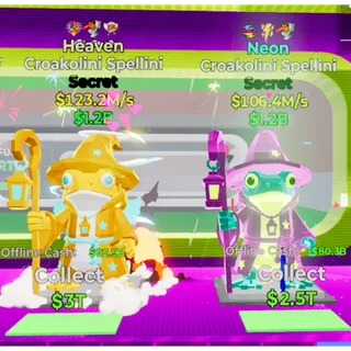 Croakolini Spellini Heaven x Neon
