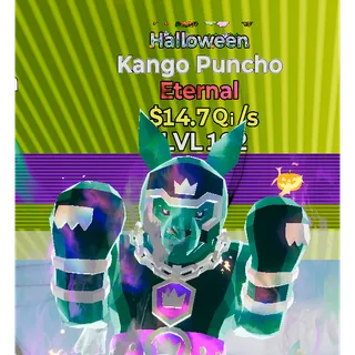 4 traits Halloween Kango Puncho 