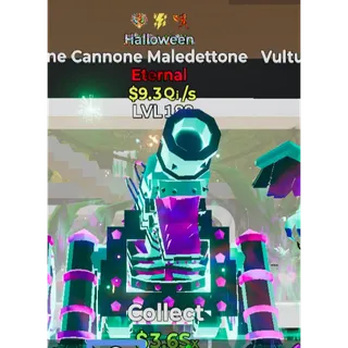 3 TRAITS HALLOWEEN CANNONE MALEDETTONE