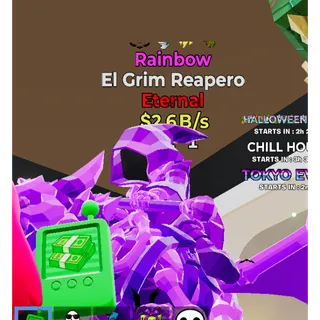 4 traits RAINBOW eL GRIM REAPERO