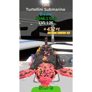 Turtellini Submarino Lava GO UP
