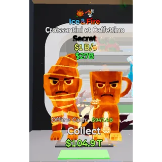 Croissantini et caffetino Ice fire