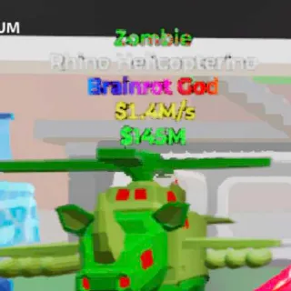 Zombie Rhino Helicopterino