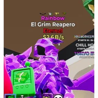 4 traits RAINBOW eL GRIM REAPERO