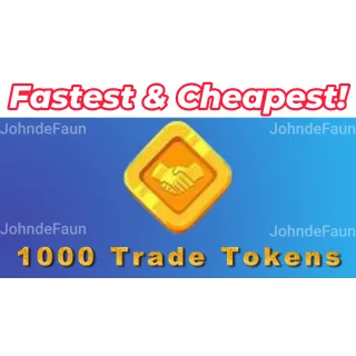 1000 Trade Tokens