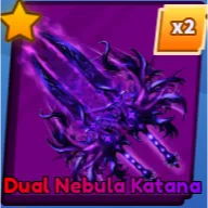 Dual Nebula Katana - Blade ball - Bladeball (Rare)