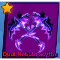 Dual Nebula scythe - Blade ball - Bladeball (Very Rare)