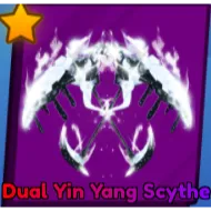 Dual Yin Yang Scythe - Blade ball - Bladeball (Rare)