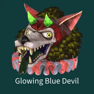 Glowing Blue Devil