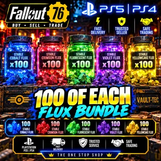 100 of each flux bundle