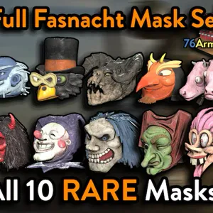 Fasnacht Rare Mask Set