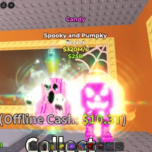 candy spooky and pumpky