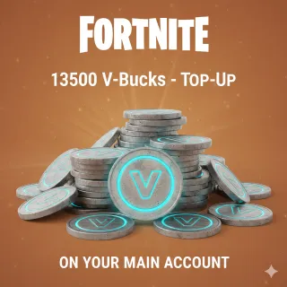 Fortnite - 13,500 V-Bucks - Top-Up 