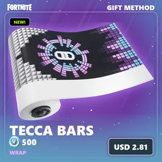 Fortnite 500 vBucks — Tecca Bars — Item Shop Gift