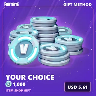 Fortnite 1000 vBucks — Item Shop Gift