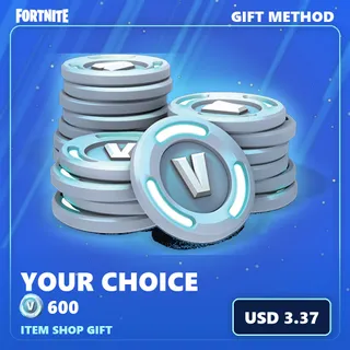 Fortnite 600 vBucks — Item Shop Gift