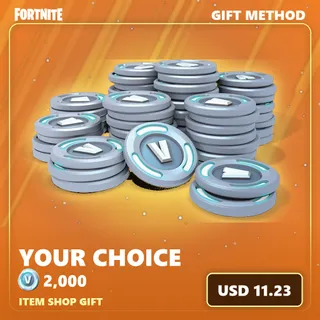 Fortnite 2000 vBucks — Item Shop Gift