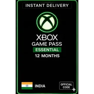 Xbox Game Pass Essential 12 Months (INDIA) | Cheap Price |