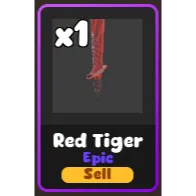 Red tiger knife - da hood