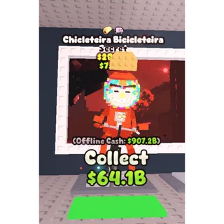 chicleteira bicicleteira 28M/s