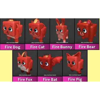 fire pet bundle - mm2