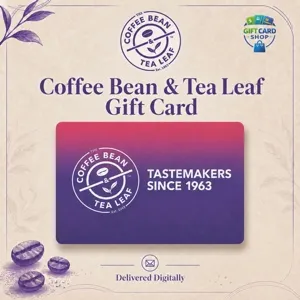 $18.35 Coffee Bean & Tea Leaf Gift Card - Online & In Store