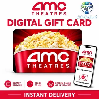 $90.00 AMC Theatres Gift Card Bundle - Instant Auto Delivery